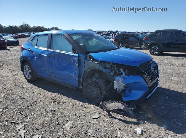 3N1CP5BV2PL545972 2023 NISSAN KICKS Синий Передняя правая четверть