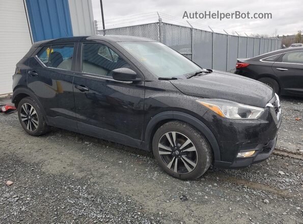 3N1CP5CUXKL494624 2019 NISSAN KICKS Черный Передняя правая четверть