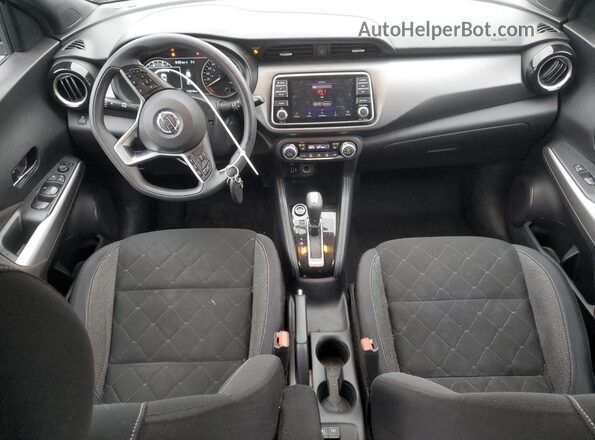 3N1CP5CUXKL494624 2019 NISSAN KICKS Черный Вид панели приборов