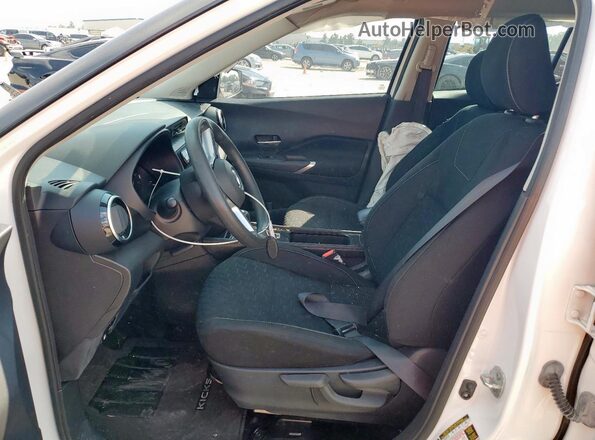 3N1CP5CVXML492058 2021 NISSAN KICKS White Widok wnętrza z przodu