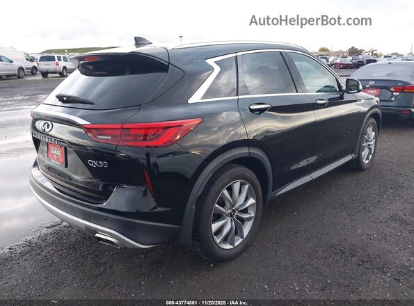 3PCAJ5BA1MF126475 2021 INFINITI QX50 Black Задня права чверть