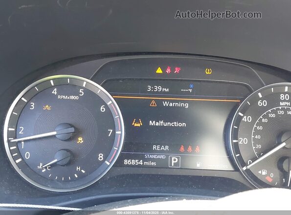 3PCAJ5BA2MF118479 2021 INFINITI QX50 Серый Вид задних сидений