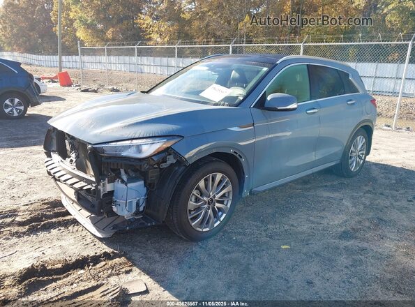 3PCAJ5BA3PF117006 2023 INFINITI QX50 Серый Передняя левая четверть