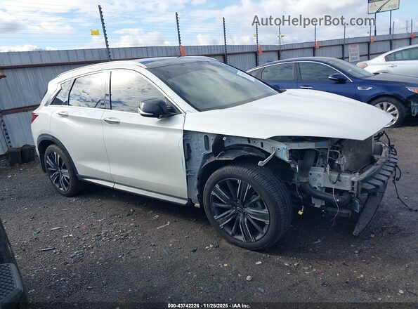 3PCAJ5BA6NF113061 2022 INFINITI QX50 White Вид задньої частини салону