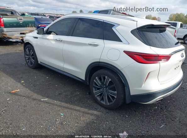 3PCAJ5BA6NF113061 2022 INFINITI QX50 White Задня ліва чверть