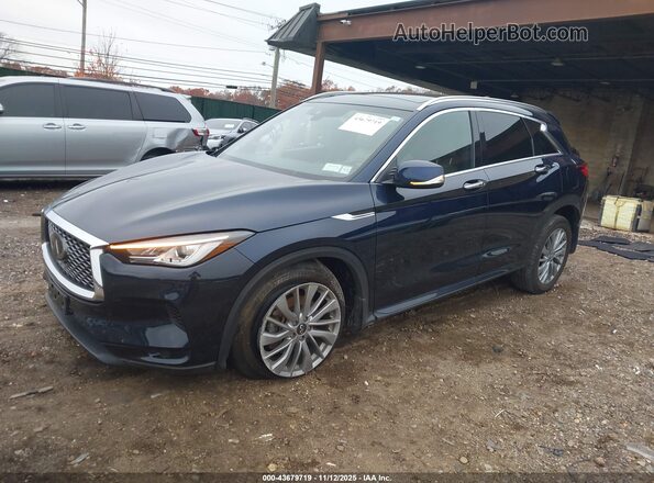 3PCAJ5BB3PF118066 2023 INFINITI QX50 Синий Передняя левая четверть