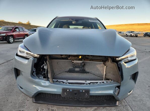 3PCAJ5BB3PF123431 2023 INFINITI QX50 Blue Widok z przodu