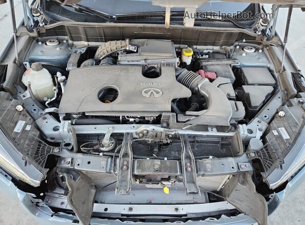 3PCAJ5BB3PF123431 2023 INFINITI QX50 Blue Widok komory silnika