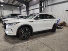 2022 Infiniti Qx50 Luxe White vin: 3PCAJ5BB5NF117675
