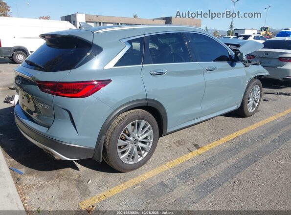 3PCAJ5BB7SF107273 2025 INFINITI QX50 Light Blue Trasero derecho