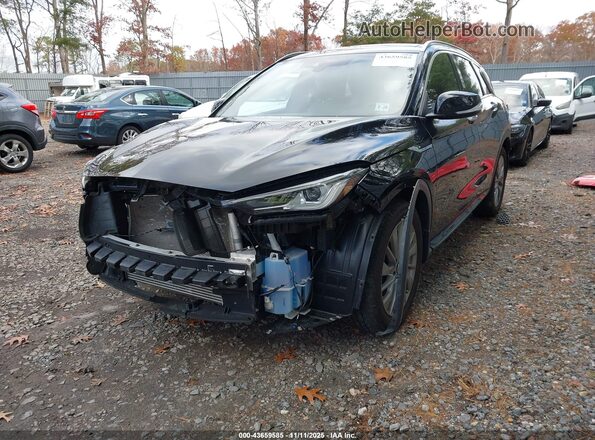 3PCAJ5BB8PF112859 2023 INFINITI QX50 Черный Передняя левая четверть
