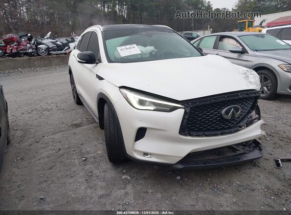 3PCAJ5BB9MF111389 2021 INFINITI QX50 White Front right