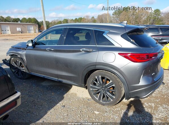 3PCAJ5BBXMF105990 2021 INFINITI QX50 Gray Սալոնի 360 աստիճան տեսք