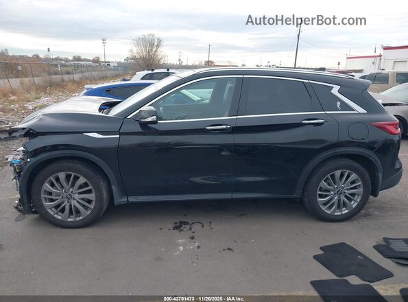 3PCAJ5BBXPF123457 2023 INFINITI QX50 Black Widok wnętrza 360 stopni