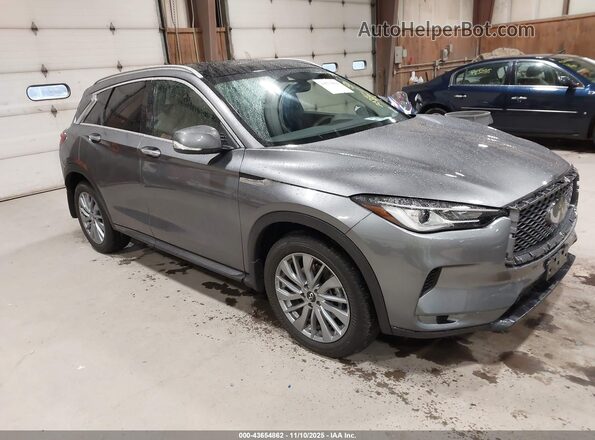 3PCAJ5BBXSF107381 2025 INFINITI QX50 Gray Przód prawy