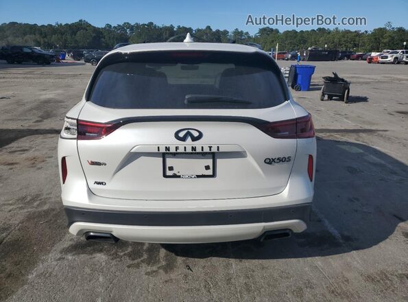 3PCAJ5FB6SF104858 2025 INFINITI QX50 White Widok z tyłu