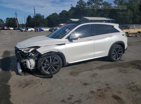 3PCAJ5FB6SF104858 2025 INFINITI QX50 White Przód lewy