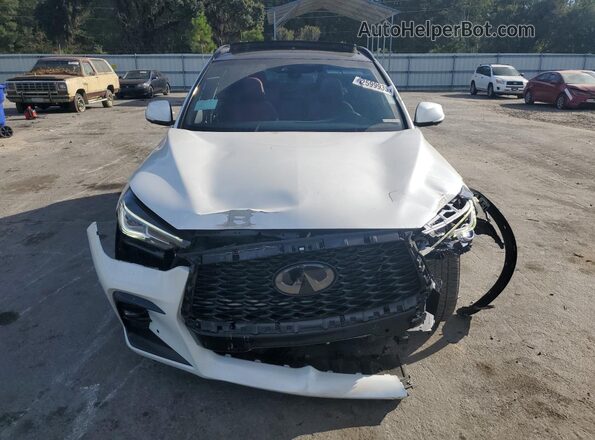 3PCAJ5FB6SF104858 2025 INFINITI QX50 White Widok z przodu