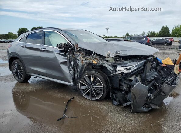 3PCAJ5JR7PF106615 2023 INFINITI QX55 Gray Przód prawy