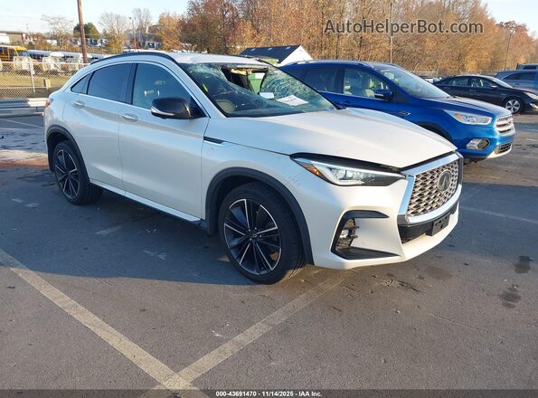 3PCAJ5K34NF100908 2022 INFINITI QX55 Белый Передняя правая четверть
