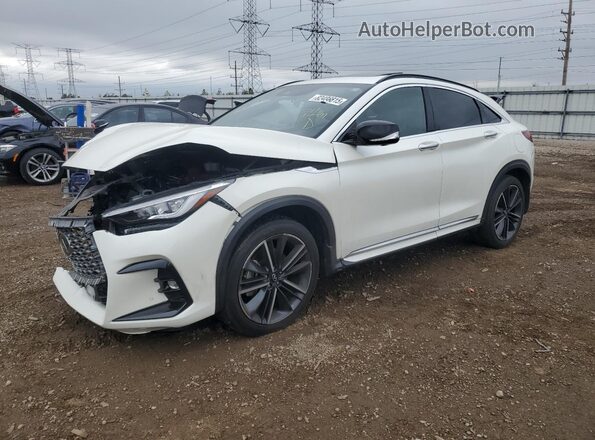 3PCAJ5K35NF103168 2022 INFINITI QX55 White Vista tres cuartos delantera izquierda