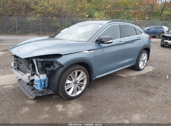 3PCAJ5K36NF113367 2022 INFINITI QX55 Blue Vista tres cuartos delantera izquierda