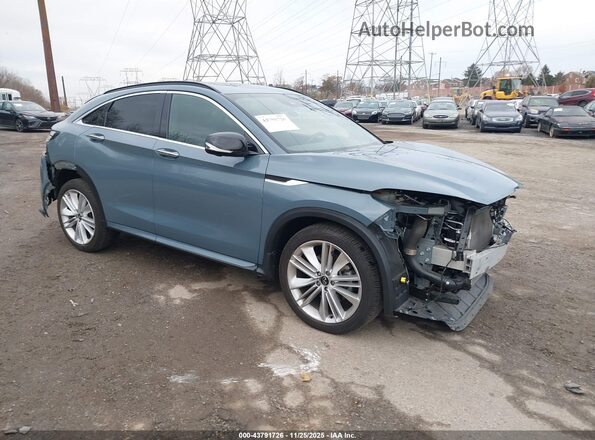 3PCAJ5K36NF113367 2022 INFINITI QX55 Blue Delantero derecho