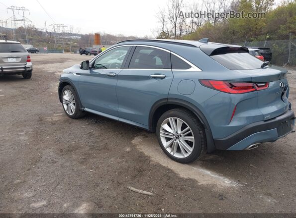 3PCAJ5K36NF113367 2022 INFINITI QX55 Blue Trasero izquierdo