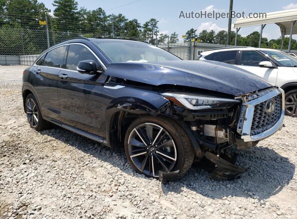 3PCAJ5LR4RF110847 2024 INFINITI QX55 Blue Przód prawy