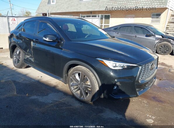 3PCAJ5LR8PF119600 2023 INFINITI QX55 Черный Передняя правая четверть