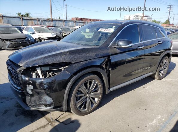 3PCAJ5M38LF120752 2020 INFINITI QX50 Black Przód lewy