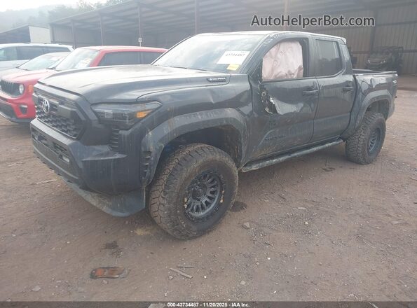 3TYLC5LN8RT001226 2024 TOYOTA TACOMA HYBRID Black Առջևի ձախ երեք քառորդ տեսարան