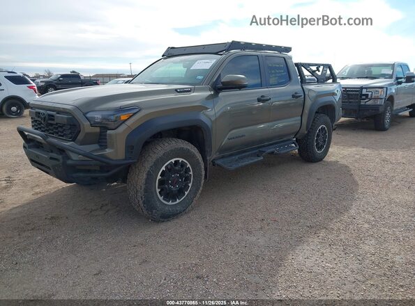 3TYLC5LNXRT005536 2024 TOYOTA TACOMA HYBRID Зеленый Передняя левая четверть
