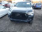 2022 Toyota Tacoma Sr Black vin: 3TYSX5EN8NT011777