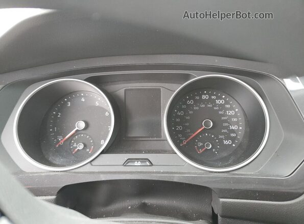 3VV0B7AX2MM104315 2021 VOLKSWAGEN TIGUAN Серебряный Вид щитка приборов