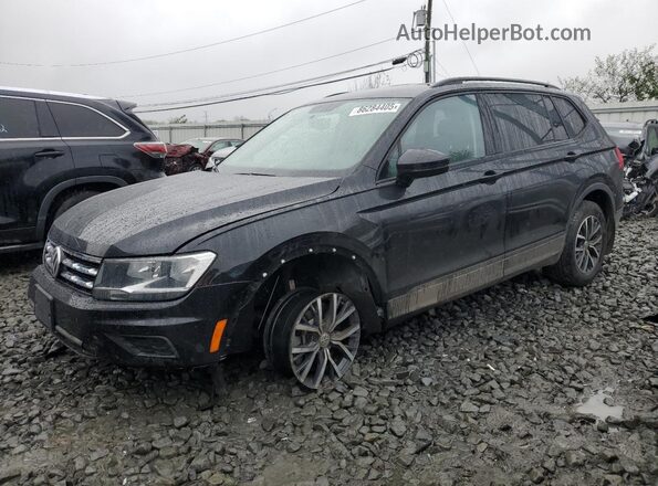 3VV0B7AX5MM080866 2021 VOLKSWAGEN TIGUAN Черный Передняя левая четверть