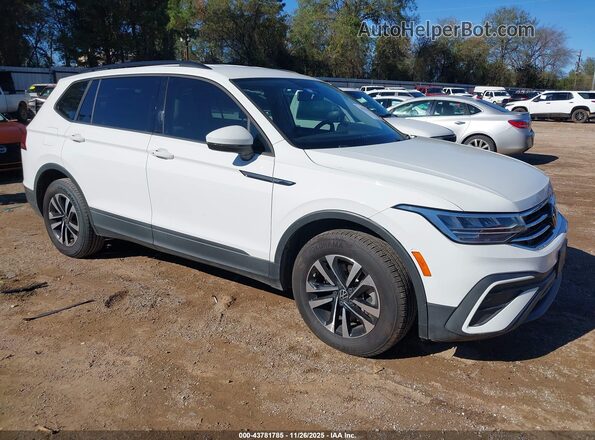 3VV1B7AX1NM015454 2022 VOLKSWAGEN TIGUAN Белый Передняя правая четверть