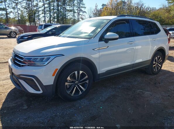 3VV1B7AX1NM015454 2022 VOLKSWAGEN TIGUAN Белый Передняя левая четверть