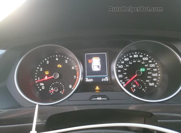 3VV2B7AX0MM049341 2021 VOLKSWAGEN TIGUAN Gray Вид щитка приладів