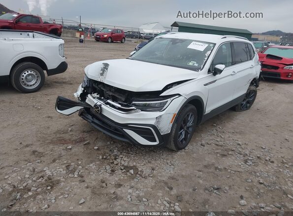 3VV2B7AX0PM019809 2023 VOLKSWAGEN TIGUAN White Առջևի ձախ երեք քառորդ տեսարան