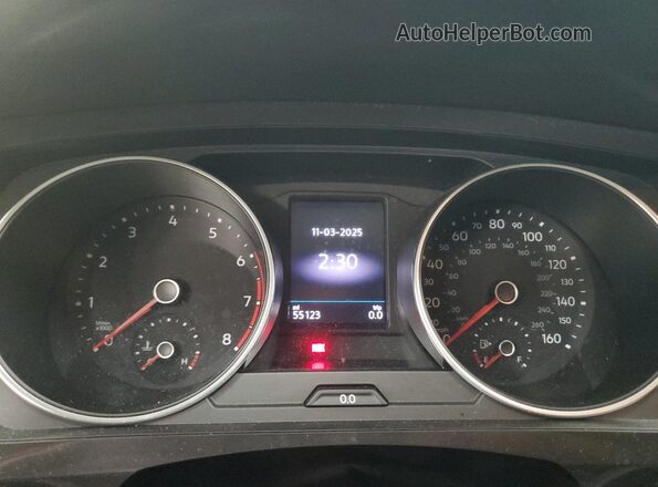 3VV2B7AX1KM070003 2019 VOLKSWAGEN TIGUAN White Вид наклейки з VIN-кодом