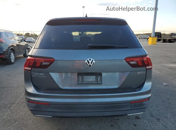 3VV2B7AX3KM042185 2019 VOLKSWAGEN TIGUAN Gray Вид ззаду