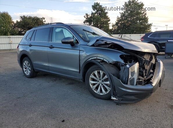 3VV2B7AX3KM042185 2019 VOLKSWAGEN TIGUAN Gray Передня права чверть