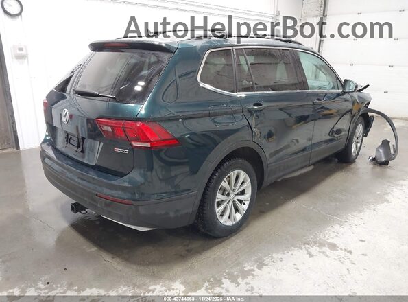 3VV2B7AX5KM054290 2019 VOLKSWAGEN TIGUAN Зеленый Задняя правая четверть