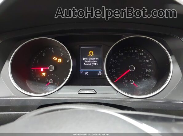 3VV2B7AX5KM054290 2019 VOLKSWAGEN TIGUAN Зеленый Вид задних сидений