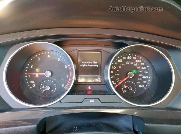 3VV2B7AX6JM138231 2018 VOLKSWAGEN TIGUAN Белый Вид щитка приборов