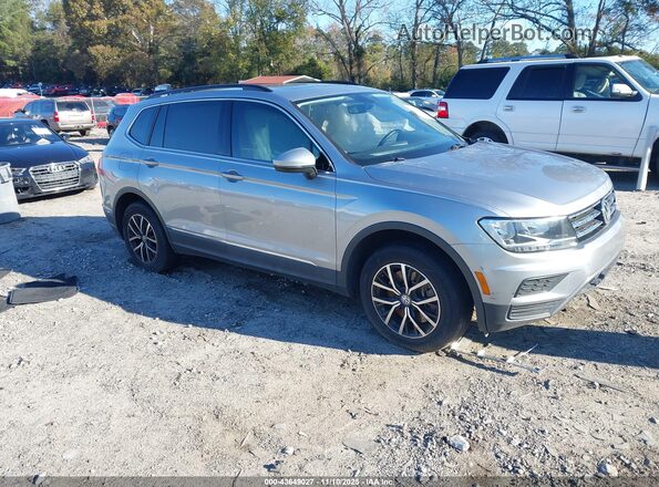 3VV3B7AX0MM030521 2021 VOLKSWAGEN TIGUAN Серебряный Передняя правая четверть