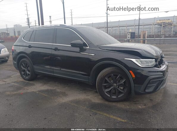 3VV3B7AX3NM062512 2022 VOLKSWAGEN TIGUAN Черный Передняя правая четверть