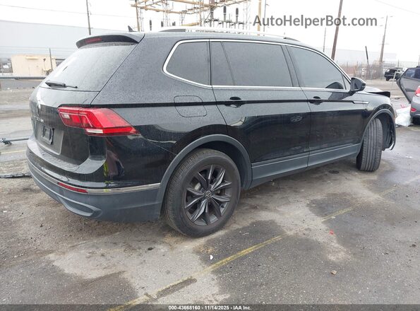 3VV3B7AX3NM062512 2022 VOLKSWAGEN TIGUAN Черный Задняя правая четверть