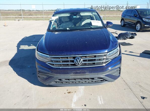 3VV3B7AX5PM131994 2023 VOLKSWAGEN TIGUAN Blue წინა პანელის ხედი